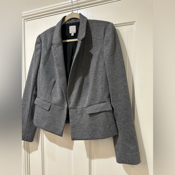 Halogen dark grey long sleeve collar blazer jacket - Picture 4 of 11